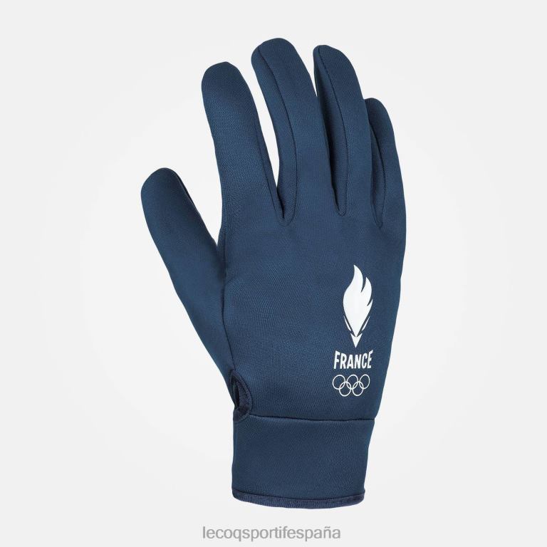 Le Coq Sportif guantes azules hombres TD866709 accesorios