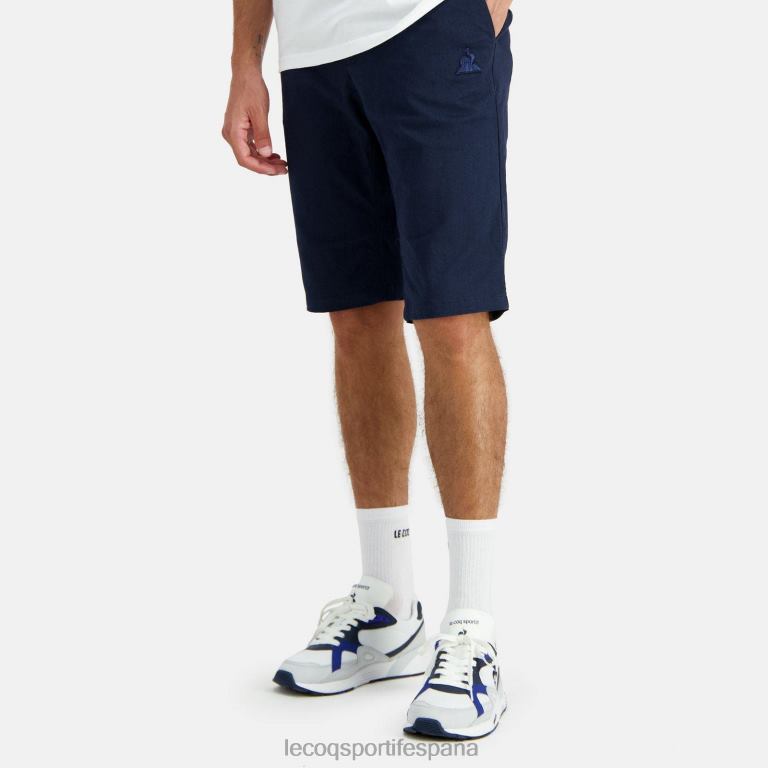 Le Coq Sportif pantalones cortos azul hombres TD866242 ropa