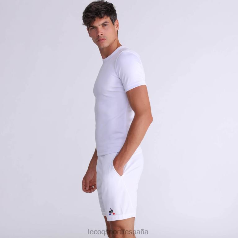 Le Coq Sportif pantalones cortos blancos hombres TD866514 ropa
