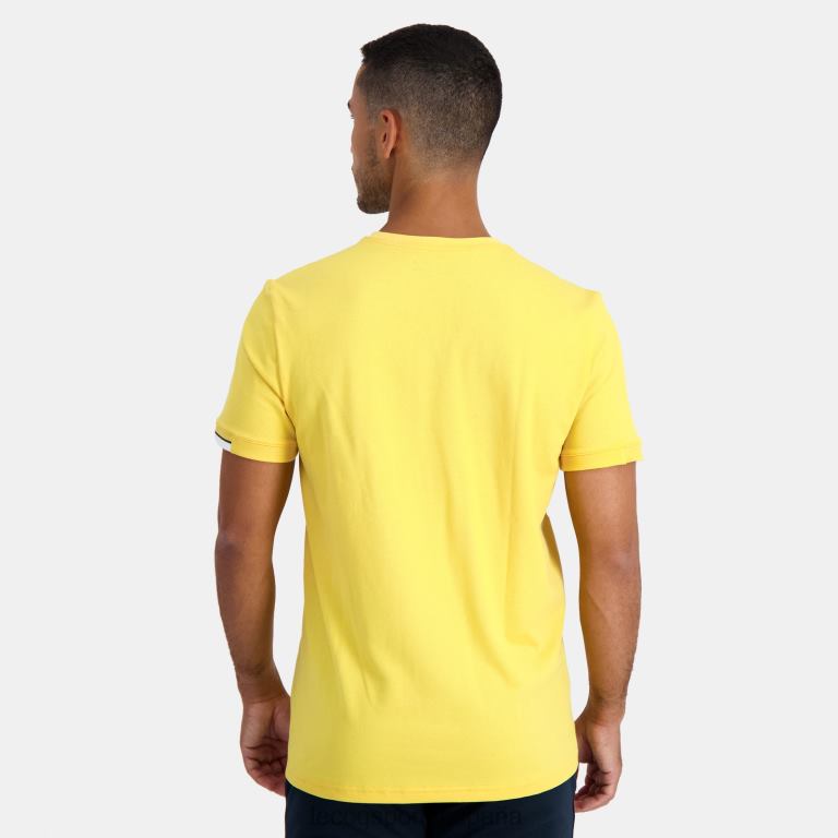 Le Coq Sportif camiseta amarilla hombres TD866211 ropa
