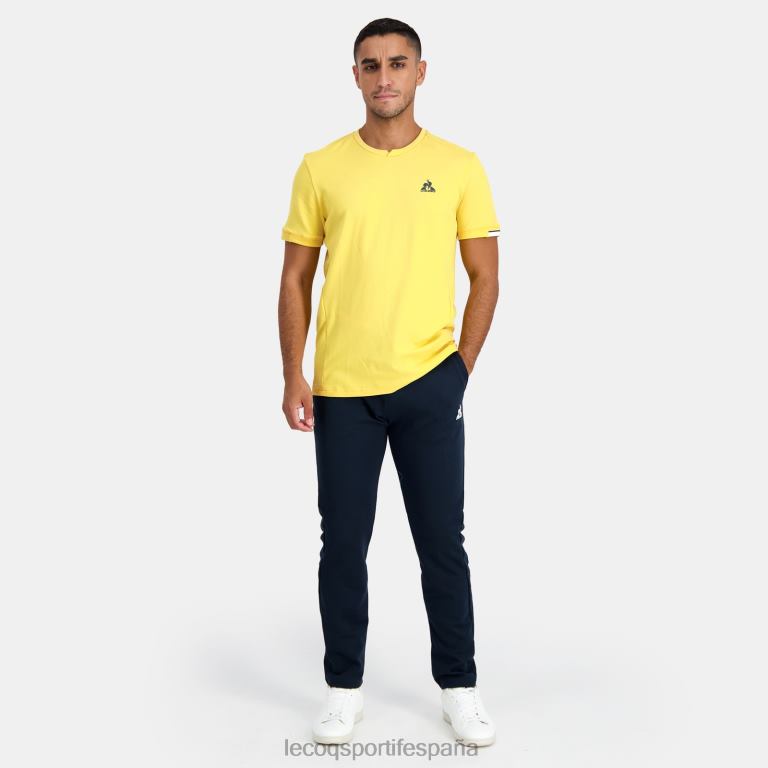 Le Coq Sportif camiseta amarilla hombres TD866211 ropa