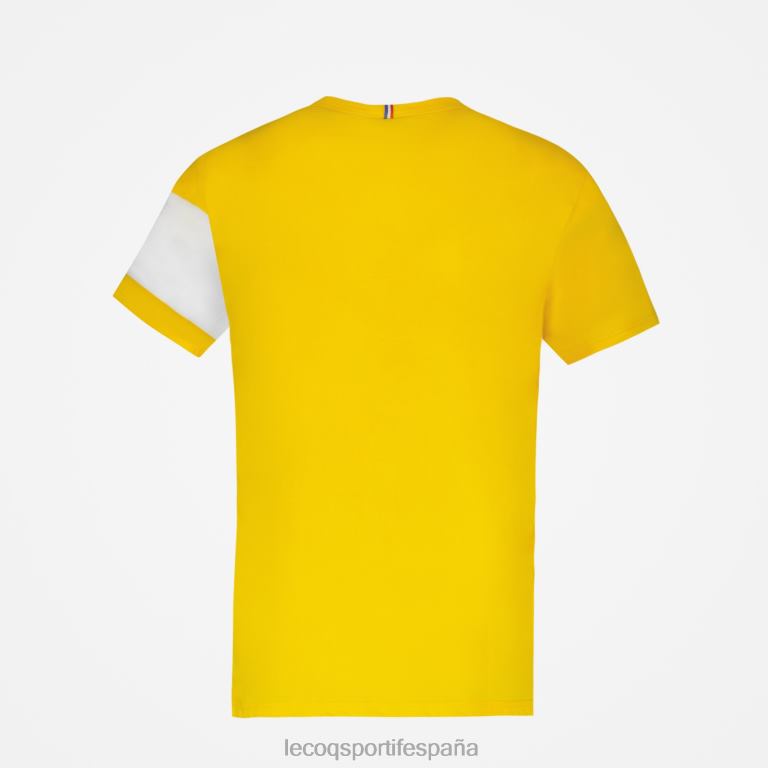 Le Coq Sportif camiseta amarilla hombres TD866449 ropa