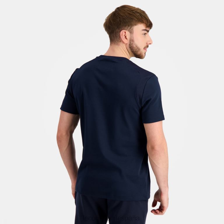 Le Coq Sportif camiseta azul hombres TD866183 ropa