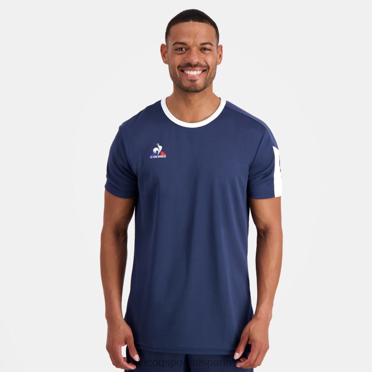 Le Coq Sportif camiseta azul hombres TD866187 ropa