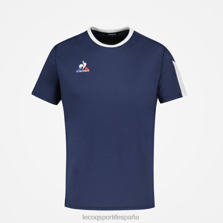 Le Coq Sportif camiseta azul hombres TD866187 ropa