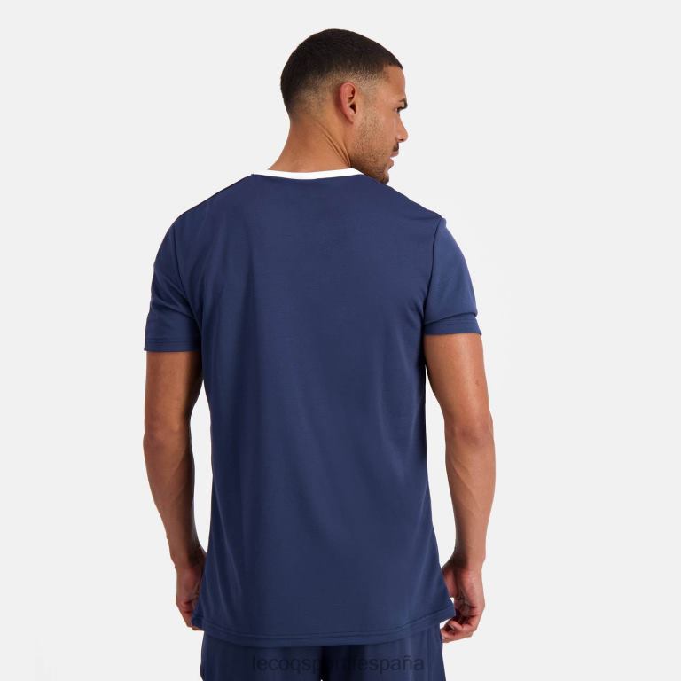 Le Coq Sportif camiseta azul hombres TD866187 ropa