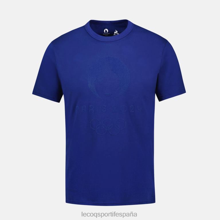 Le Coq Sportif camiseta azul hombres TD866202 ropa