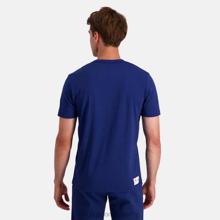 Le Coq Sportif camiseta azul hombres TD866202 ropa