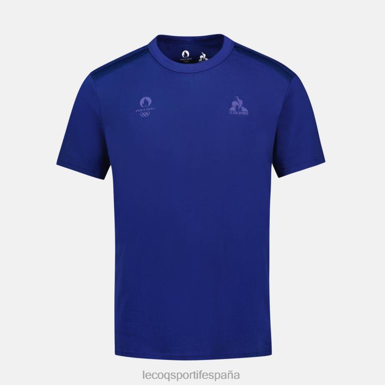 Le Coq Sportif camiseta azul hombres TD866203 ropa