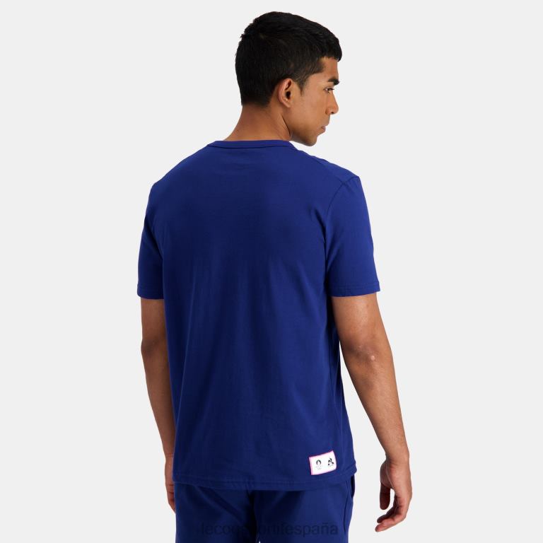 Le Coq Sportif camiseta azul hombres TD866203 ropa