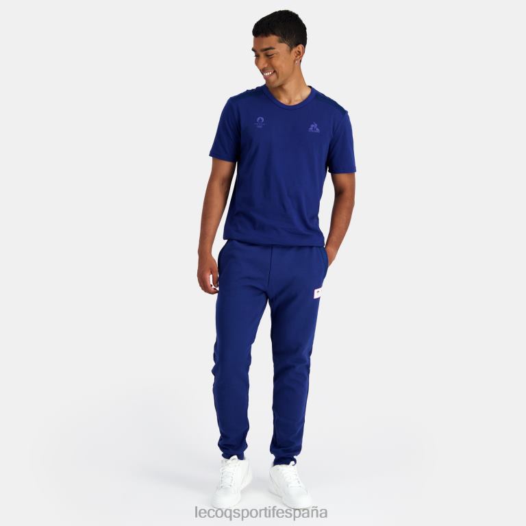 Le Coq Sportif camiseta azul hombres TD866203 ropa
