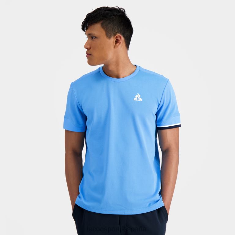 Le Coq Sportif camiseta azul hombres TD866209 ropa