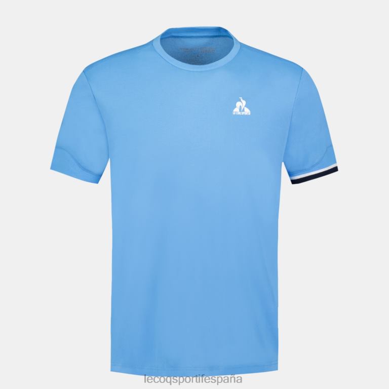 Le Coq Sportif camiseta azul hombres TD866209 ropa