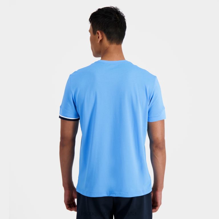 Le Coq Sportif camiseta azul hombres TD866209 ropa