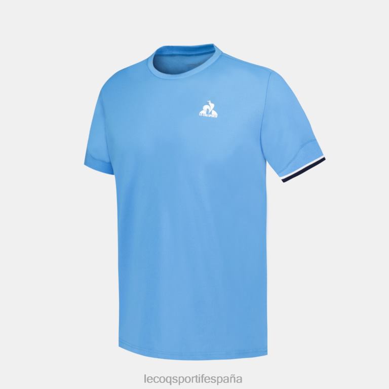 Le Coq Sportif camiseta azul hombres TD866209 ropa