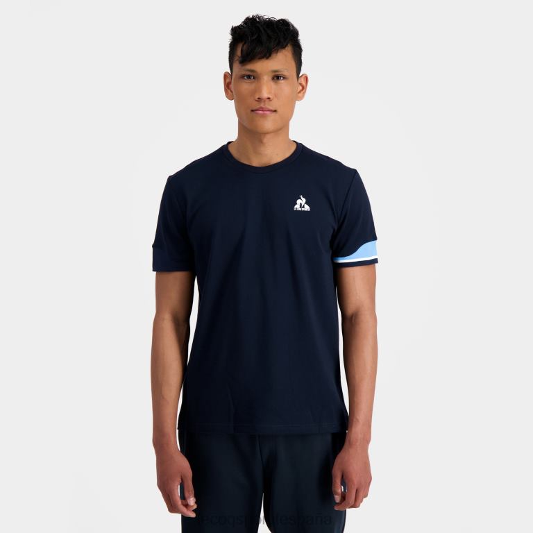 Le Coq Sportif camiseta azul hombres TD866210 ropa