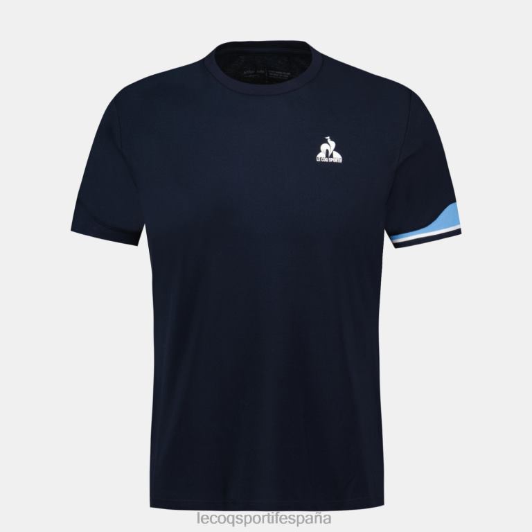 Le Coq Sportif camiseta azul hombres TD866210 ropa