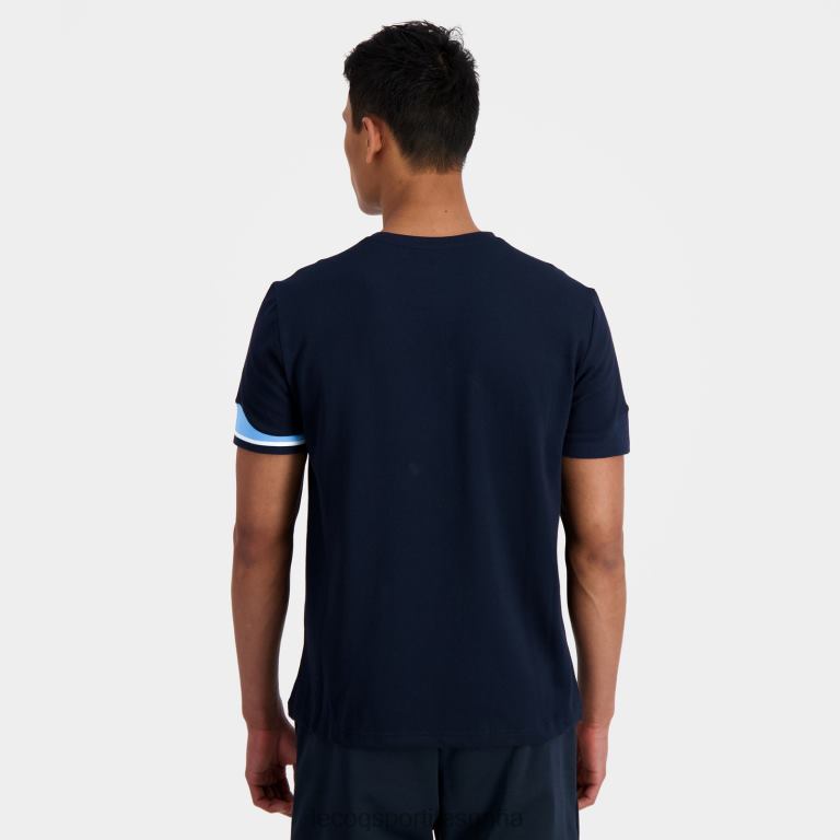 Le Coq Sportif camiseta azul hombres TD866210 ropa