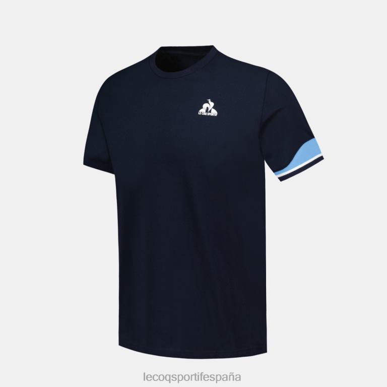 Le Coq Sportif camiseta azul hombres TD866210 ropa