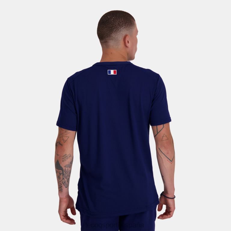 Le Coq Sportif camiseta azul hombres TD866216 ropa