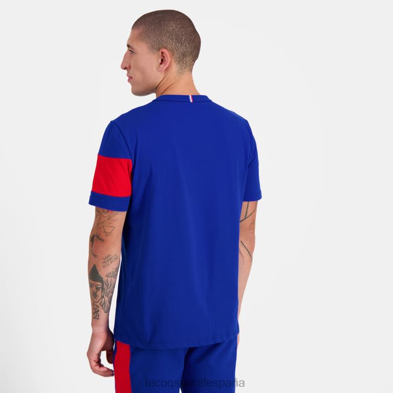 Le Coq Sportif camiseta azul hombres TD866457 ropa
