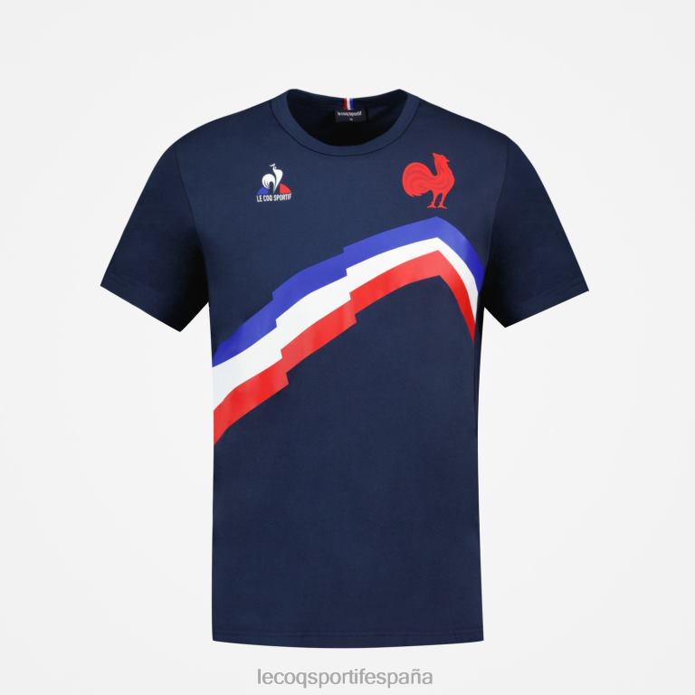 Le Coq Sportif camiseta azul hombres TD866471 ropa