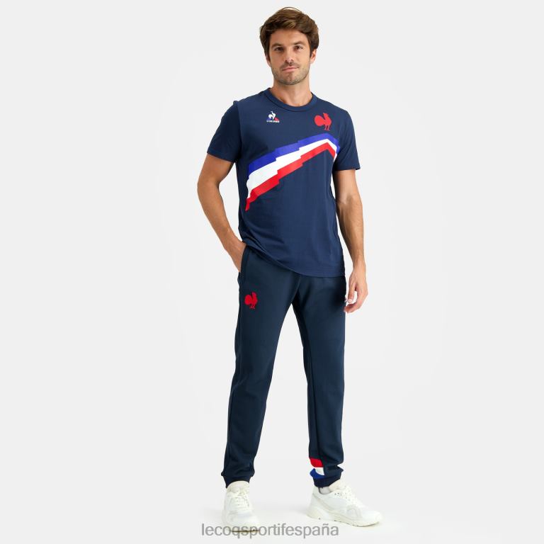 Le Coq Sportif camiseta azul hombres TD866471 ropa