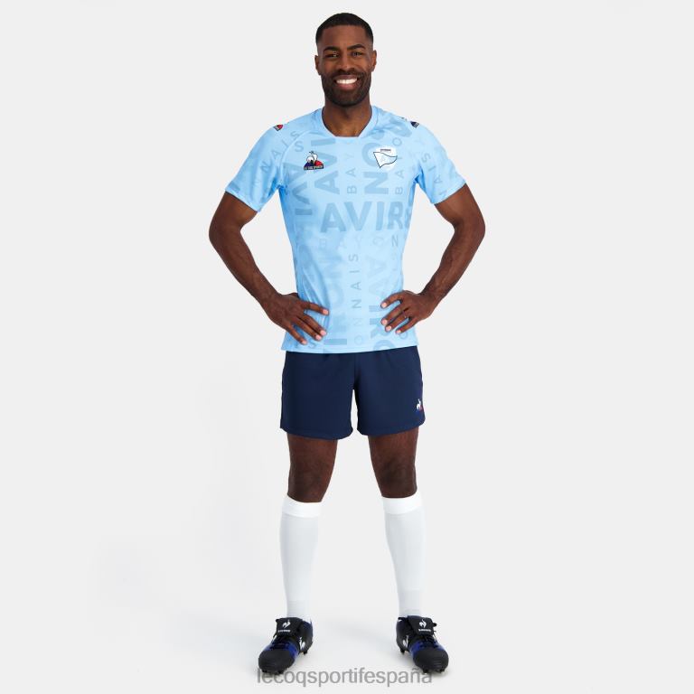 Le Coq Sportif camiseta azul hombres TD866696 ropa