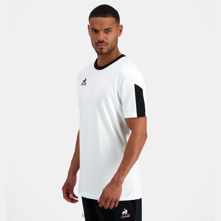 Le Coq Sportif camiseta blanca hombres TD866186 ropa