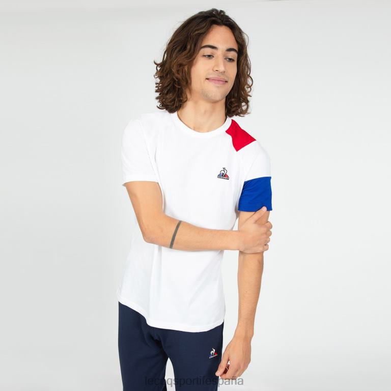 Le Coq Sportif camiseta blanca hombres TD866191 ropa