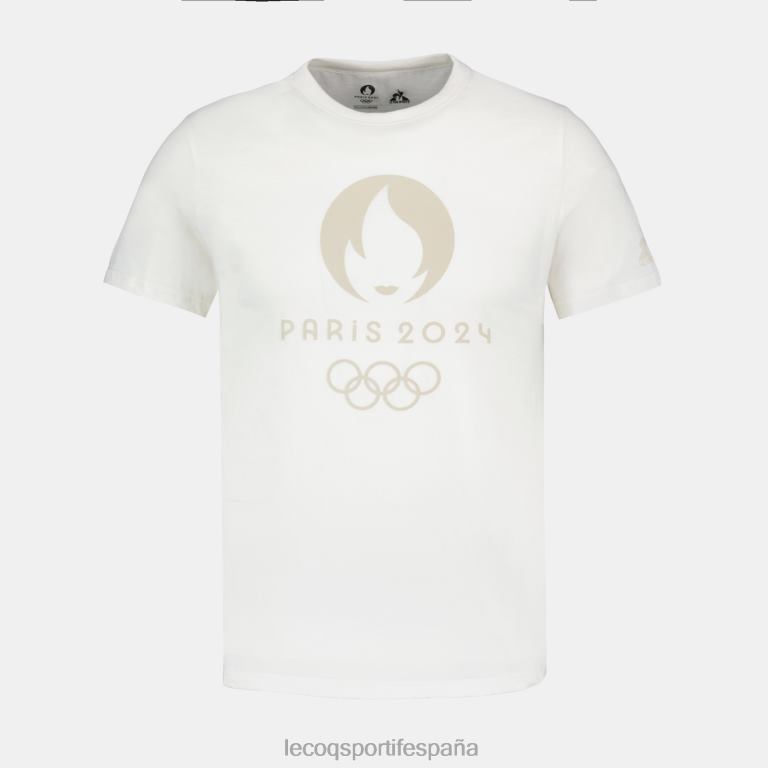 Le Coq Sportif camiseta blanca hombres TD866201 ropa