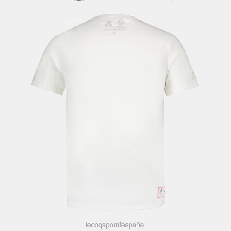 Le Coq Sportif camiseta blanca hombres TD866201 ropa