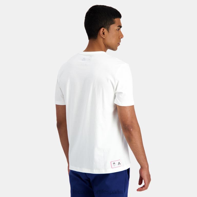 Le Coq Sportif camiseta blanca hombres TD866201 ropa