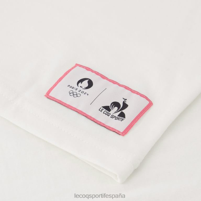 Le Coq Sportif camiseta blanca hombres TD866205 ropa