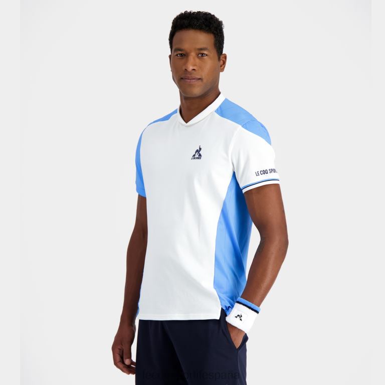 Le Coq Sportif camiseta blanca hombres TD866212 ropa