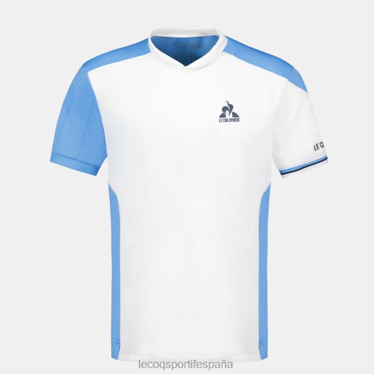 Le Coq Sportif camiseta blanca hombres TD866212 ropa