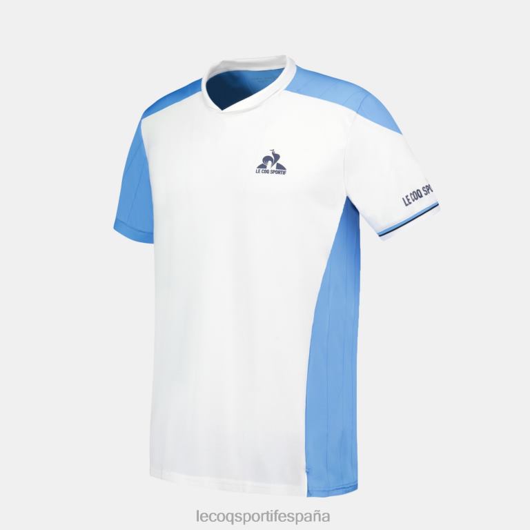 Le Coq Sportif camiseta blanca hombres TD866212 ropa