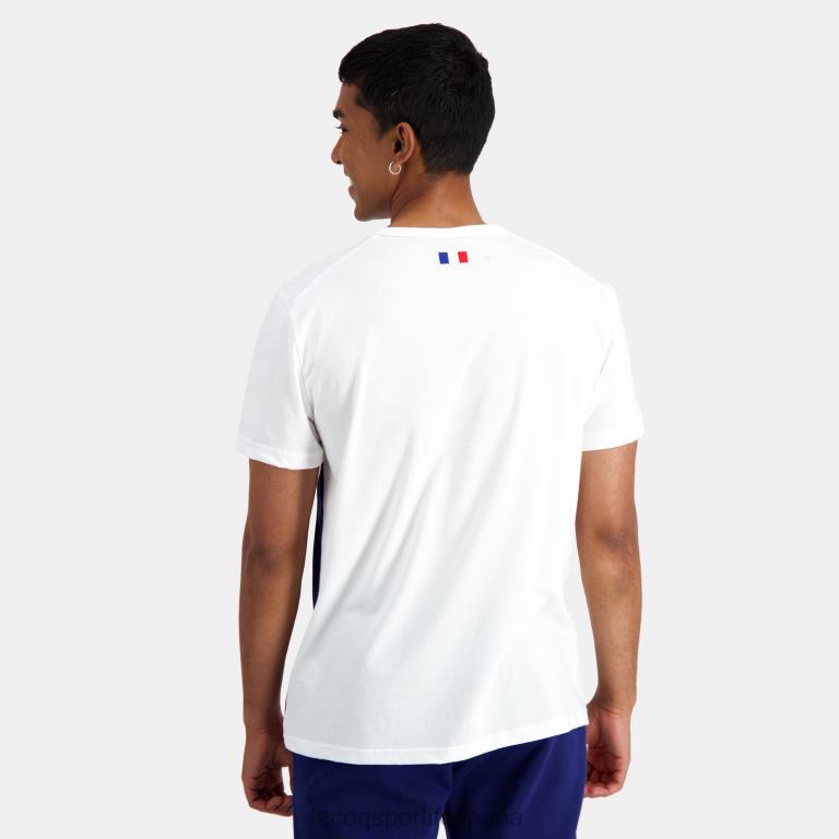 Le Coq Sportif camiseta blanca hombres TD866215 ropa