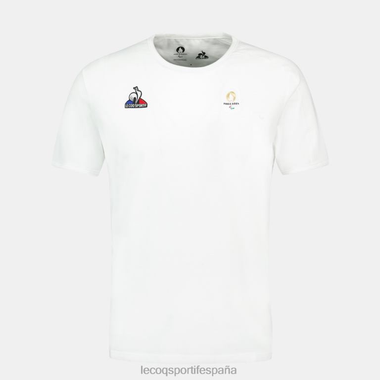 Le Coq Sportif camiseta blanca hombres TD866486 ropa