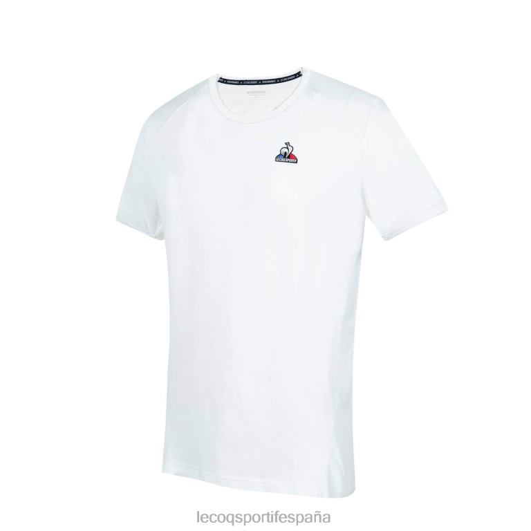 Le Coq Sportif camiseta blanca hombres TD866492 ropa