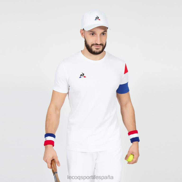 Le Coq Sportif camiseta blanca hombres TD866497 ropa