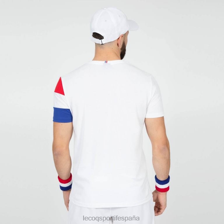 Le Coq Sportif camiseta blanca hombres TD866497 ropa
