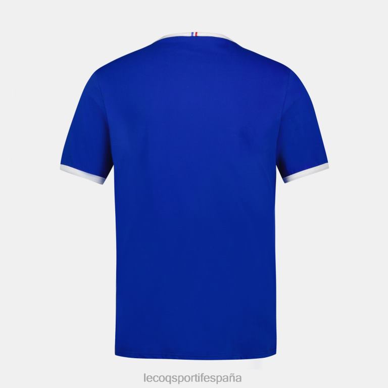 Le Coq Sportif camiseta de moda azul hombres TD866139 ropa