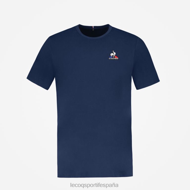 Le Coq Sportif camiseta de moda azul hombres TD866140 ropa