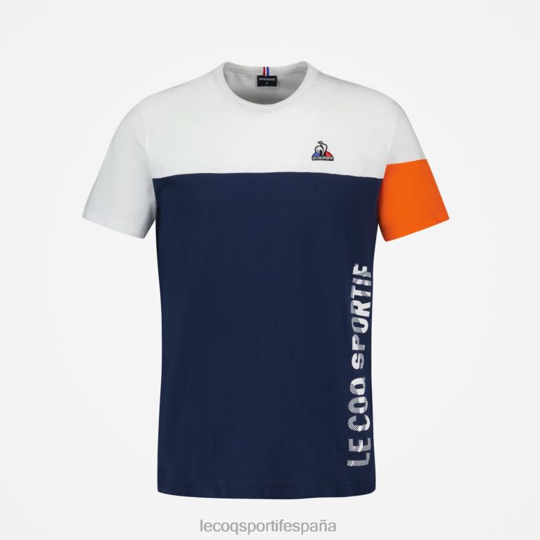 Le Coq Sportif camiseta de moda azul hombres TD866163 ropa