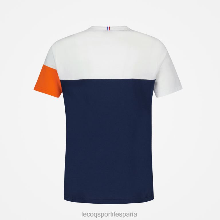 Le Coq Sportif camiseta de moda azul hombres TD866163 ropa