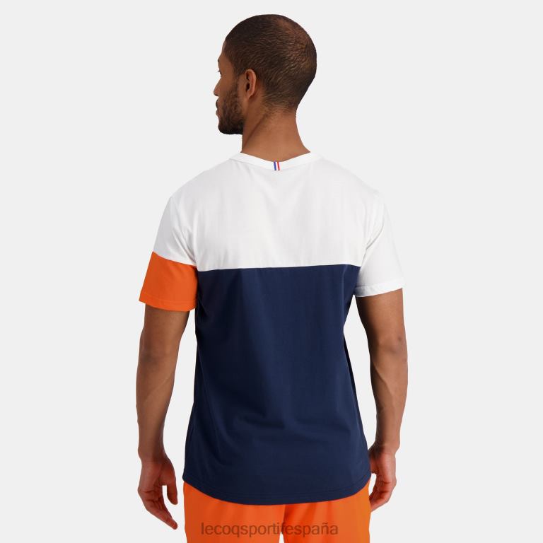 Le Coq Sportif camiseta de moda azul hombres TD866163 ropa