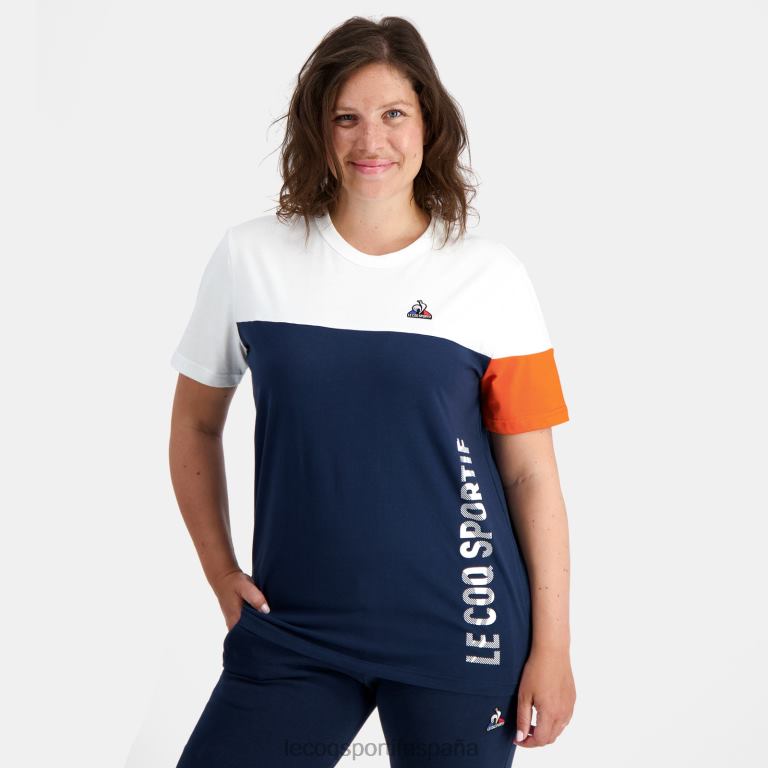 Le Coq Sportif camiseta de moda azul hombres TD866163 ropa