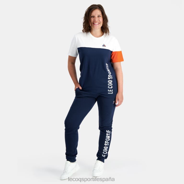 Le Coq Sportif camiseta de moda azul hombres TD866163 ropa