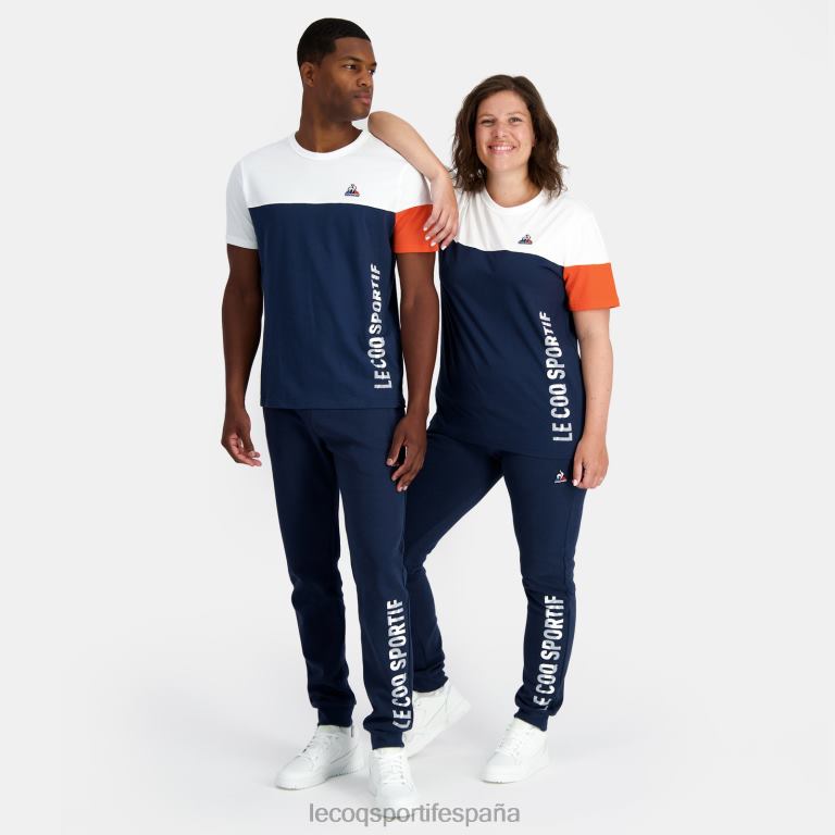 Le Coq Sportif camiseta de moda azul hombres TD866163 ropa